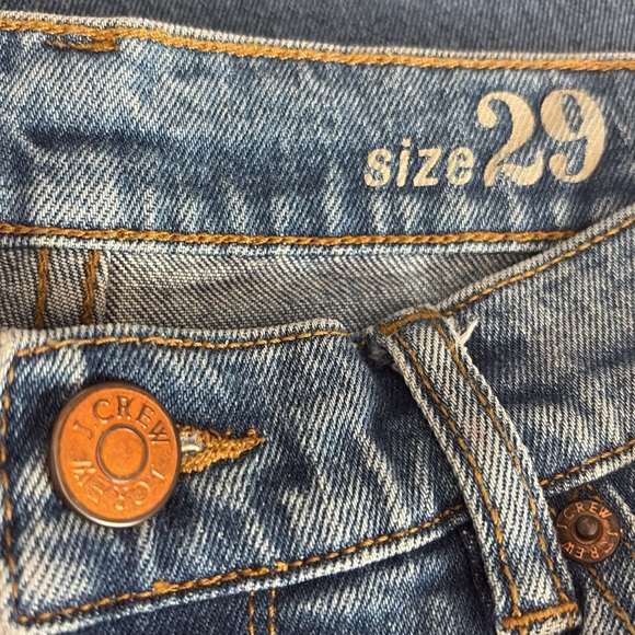 J. Crew Rayner Wide Leg High Rise Crop Length Jeans - Size 29 - Picture 6 of 9